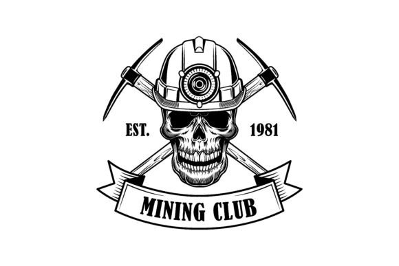 Download Coal Miners Skull Vector Illustration. H - Premium Resources