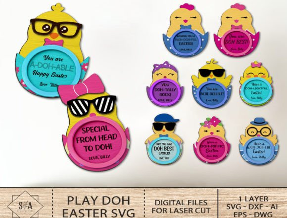Download Bundle Play Doh Easter Chick Svg - Premium Bundle